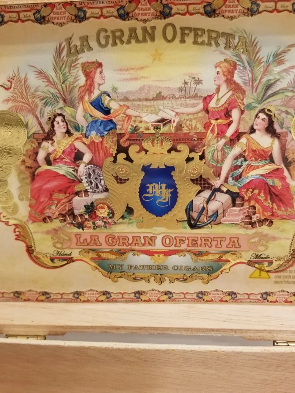 My Father La Gran Oferta Robusto Wooden Empty Cigar Box Magnificent